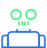 Robot automation icon